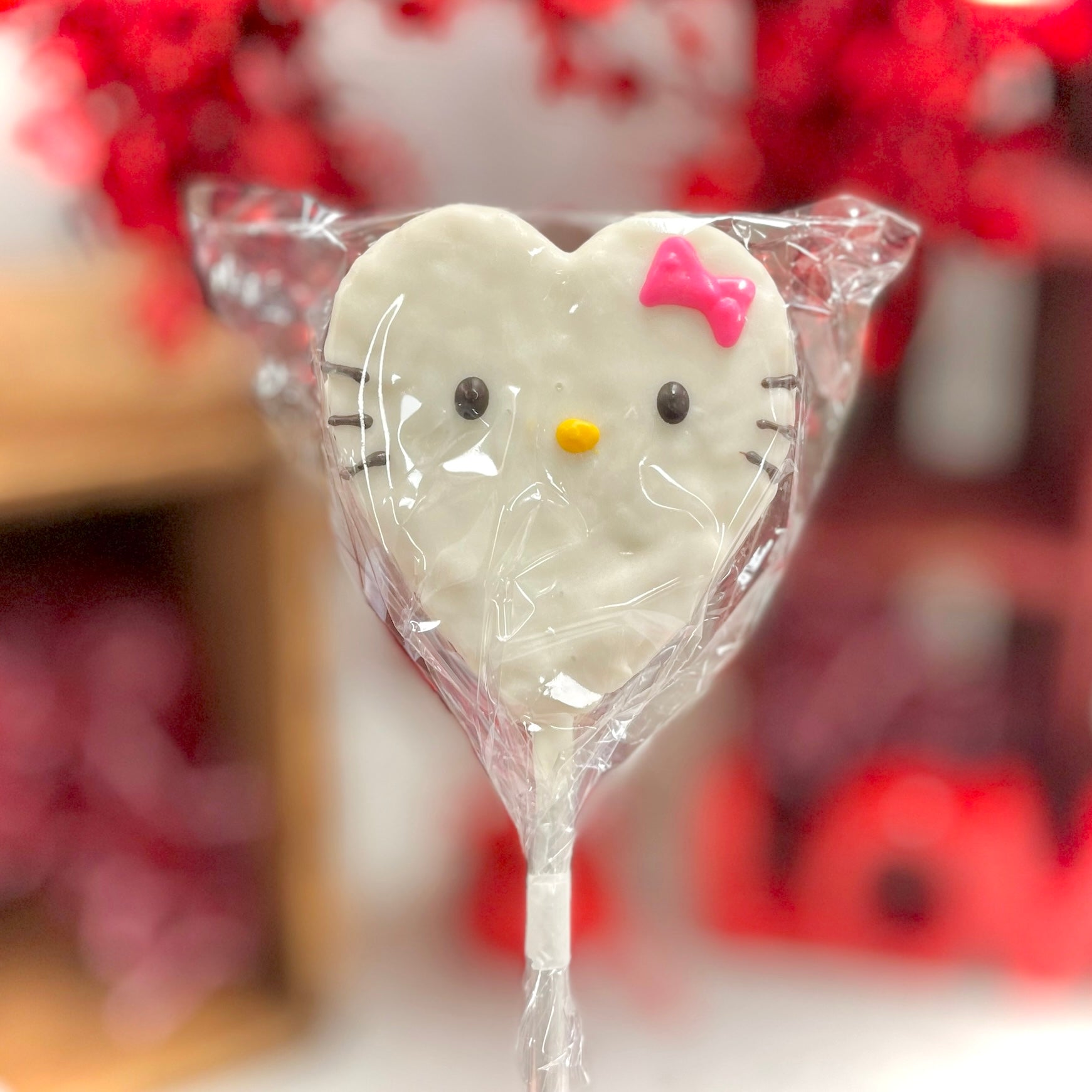 Valentine Decorated Rice Krispy Treats