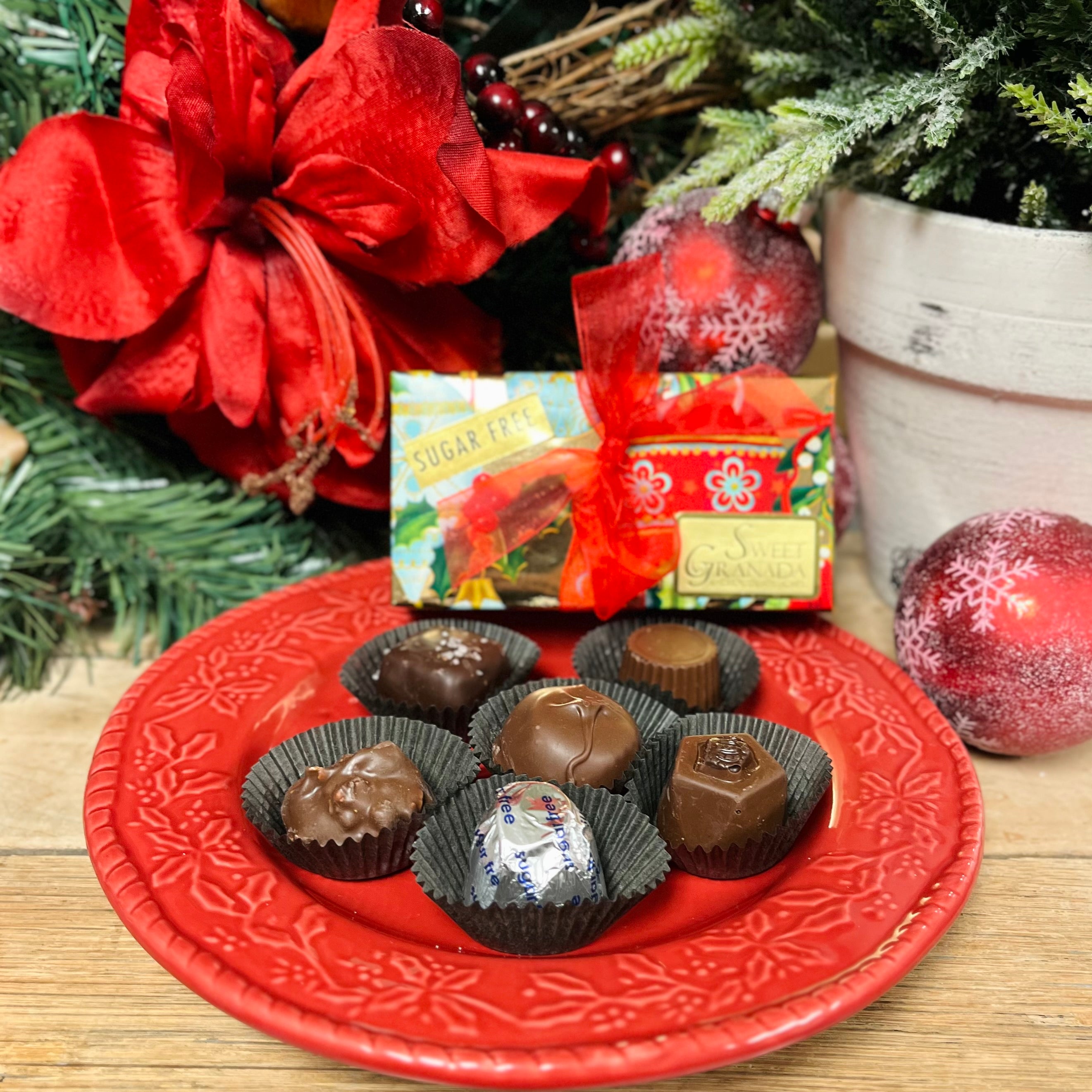 6pc Sugar Free Holiday Assorted Gift Box