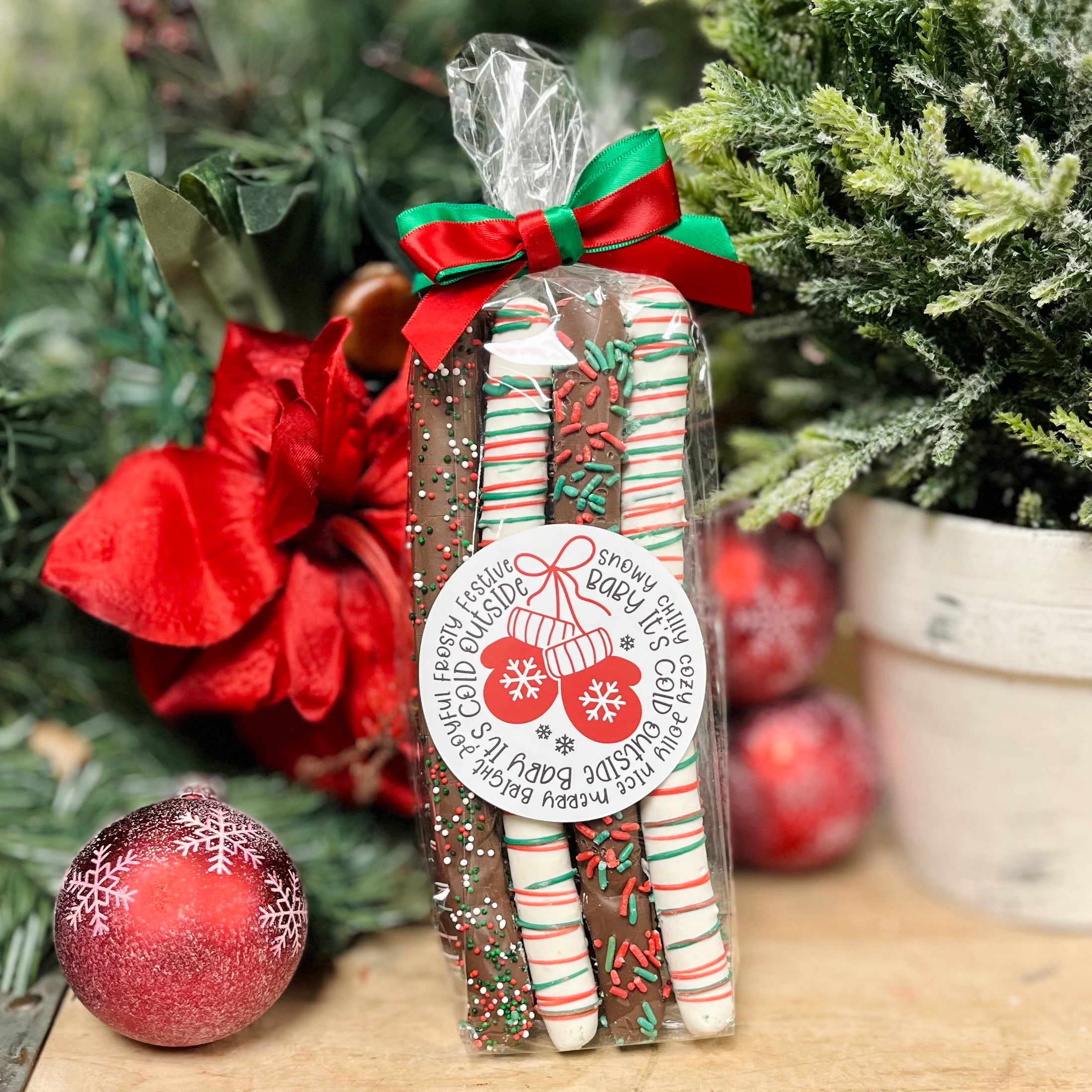 8pc Holiday Pretzels