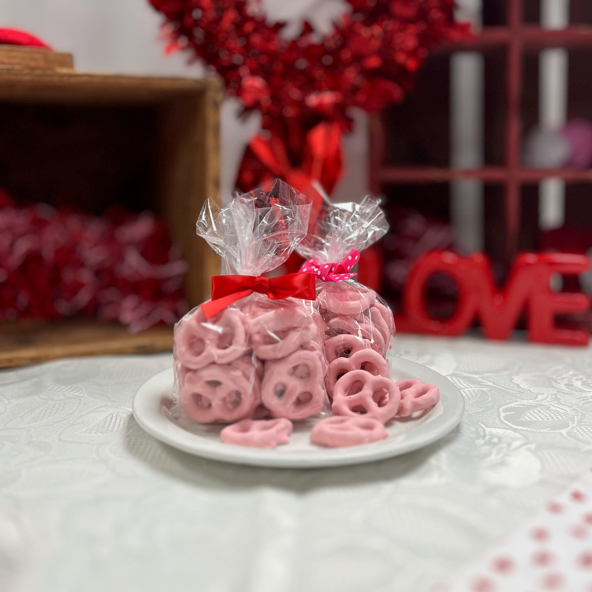 Strawberry Yogurt Pretzels