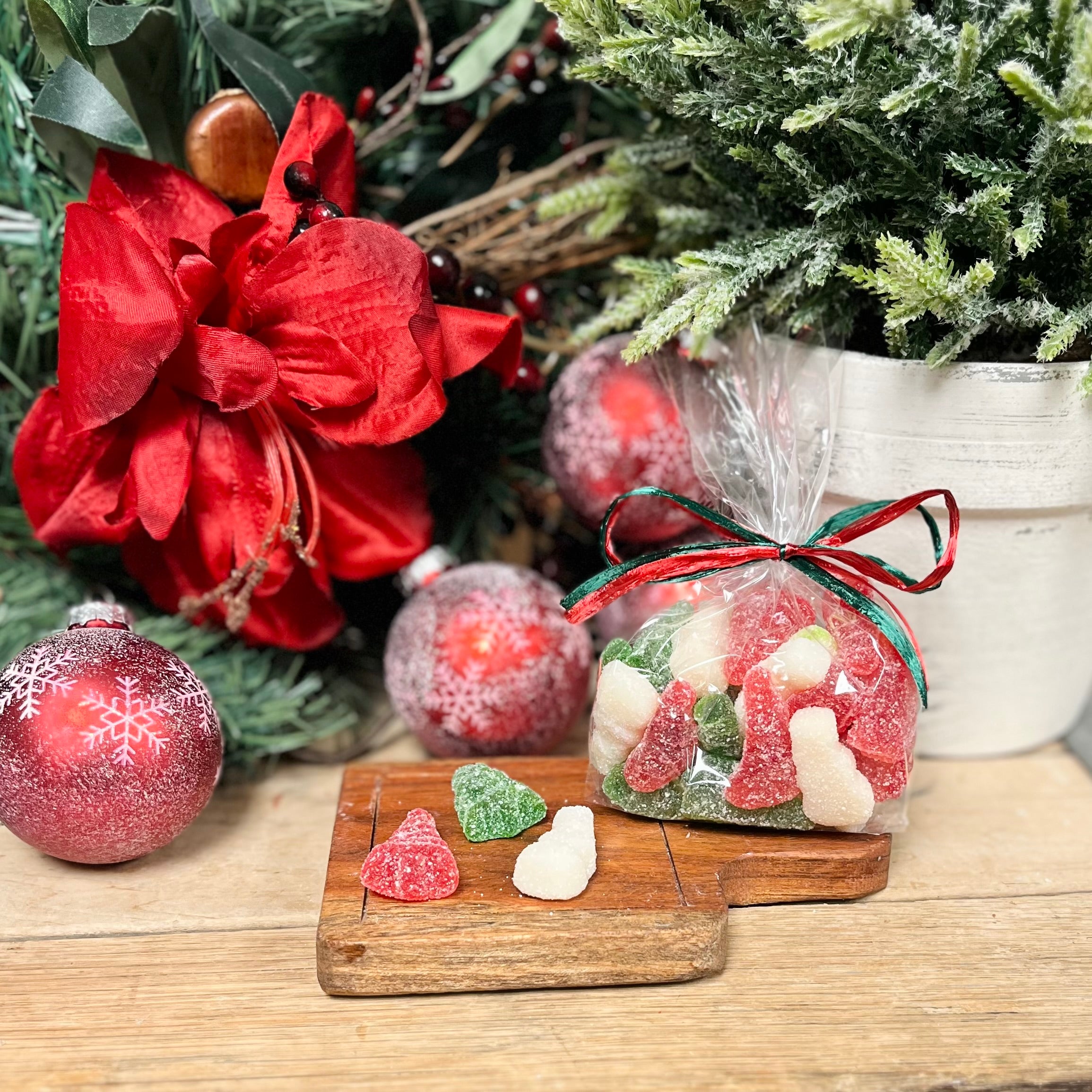 Gummi Sanded Christmas Trees & Snowmen