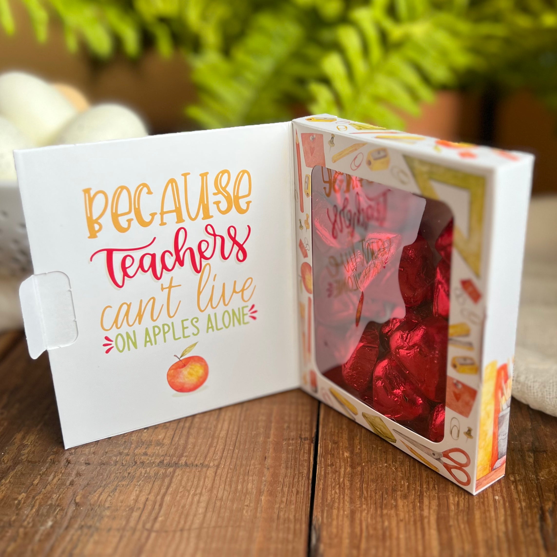 Teacher Greeting Card Gift Box