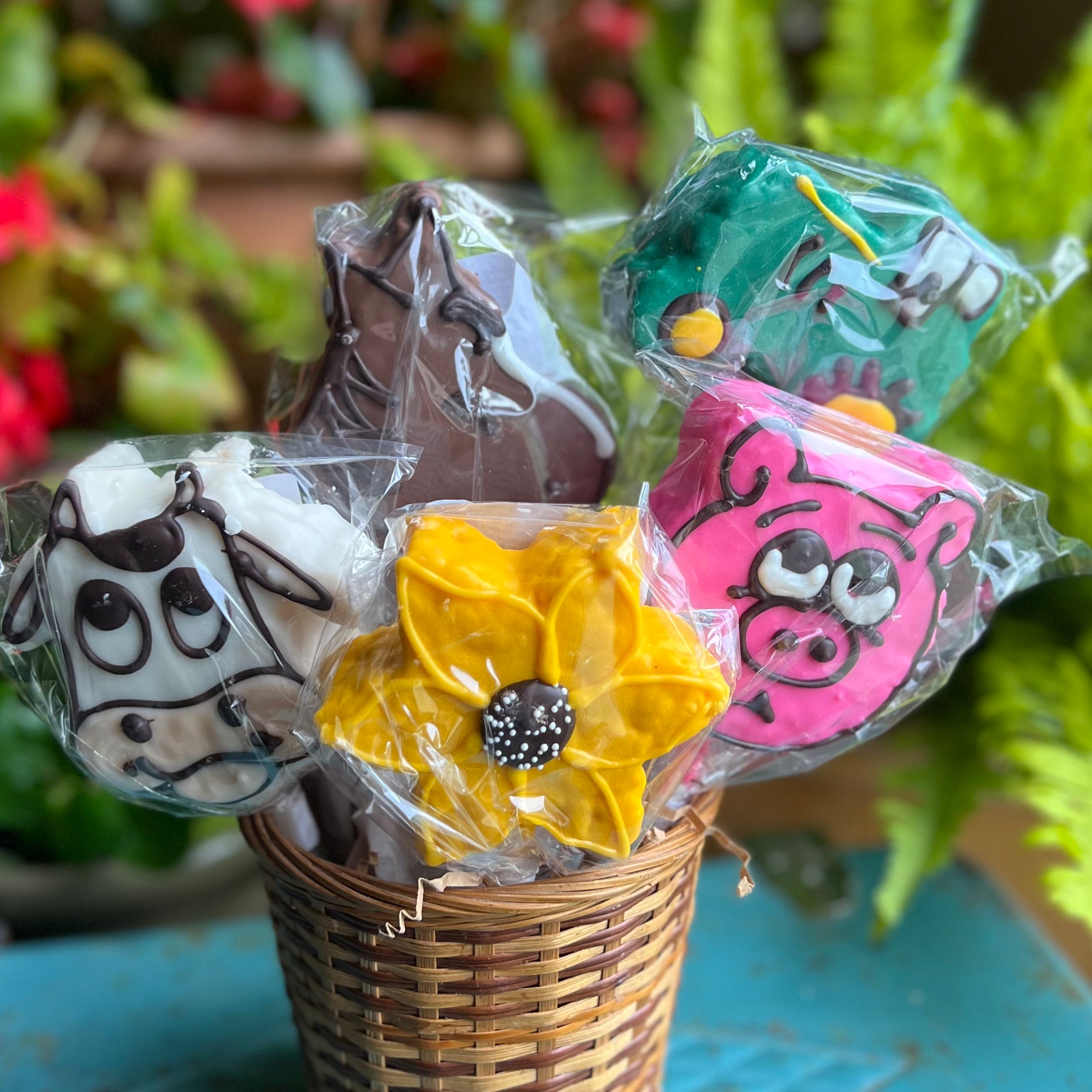 Summer Decorated Rice Krispy Treats
