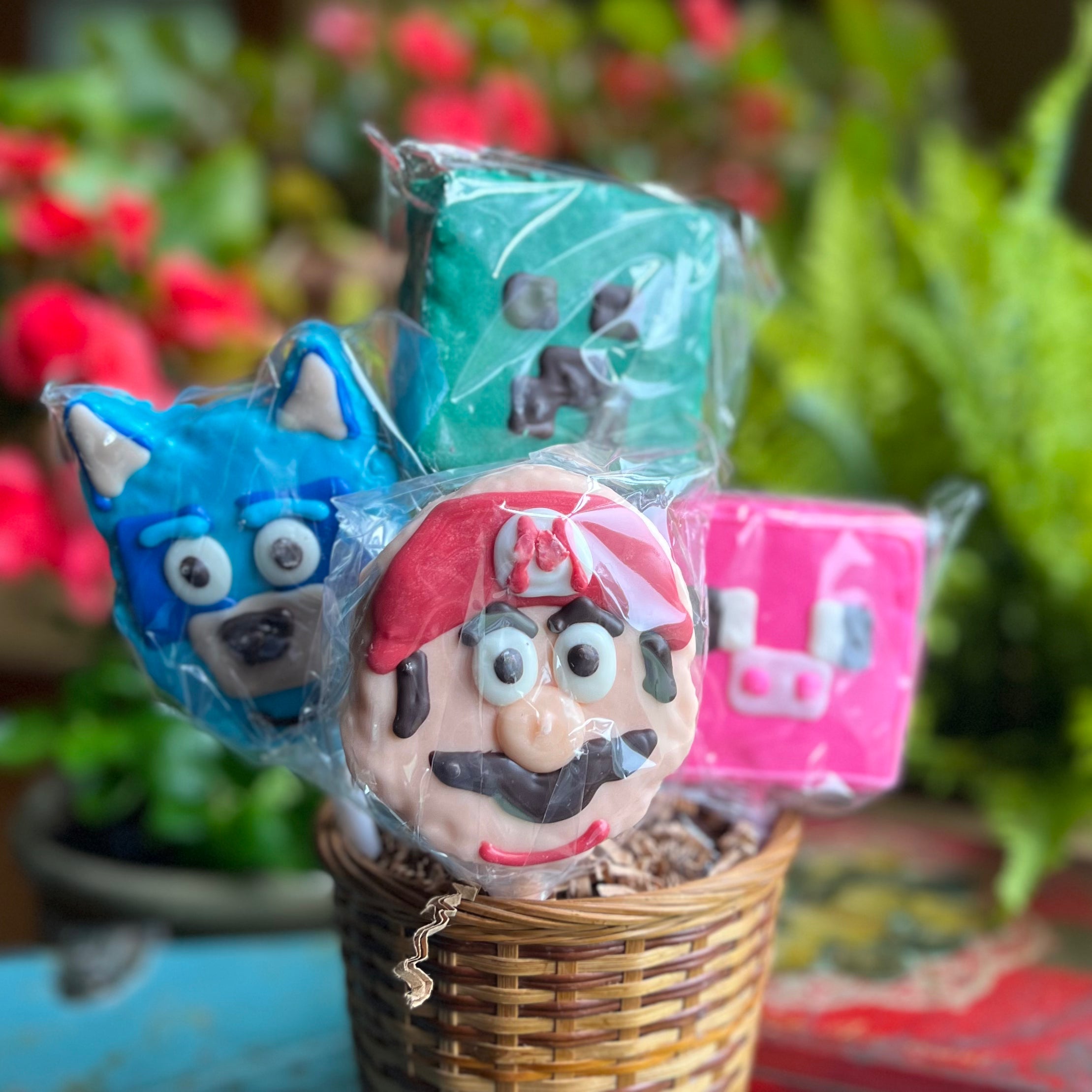 Summer Decorated Rice Krispy Treats