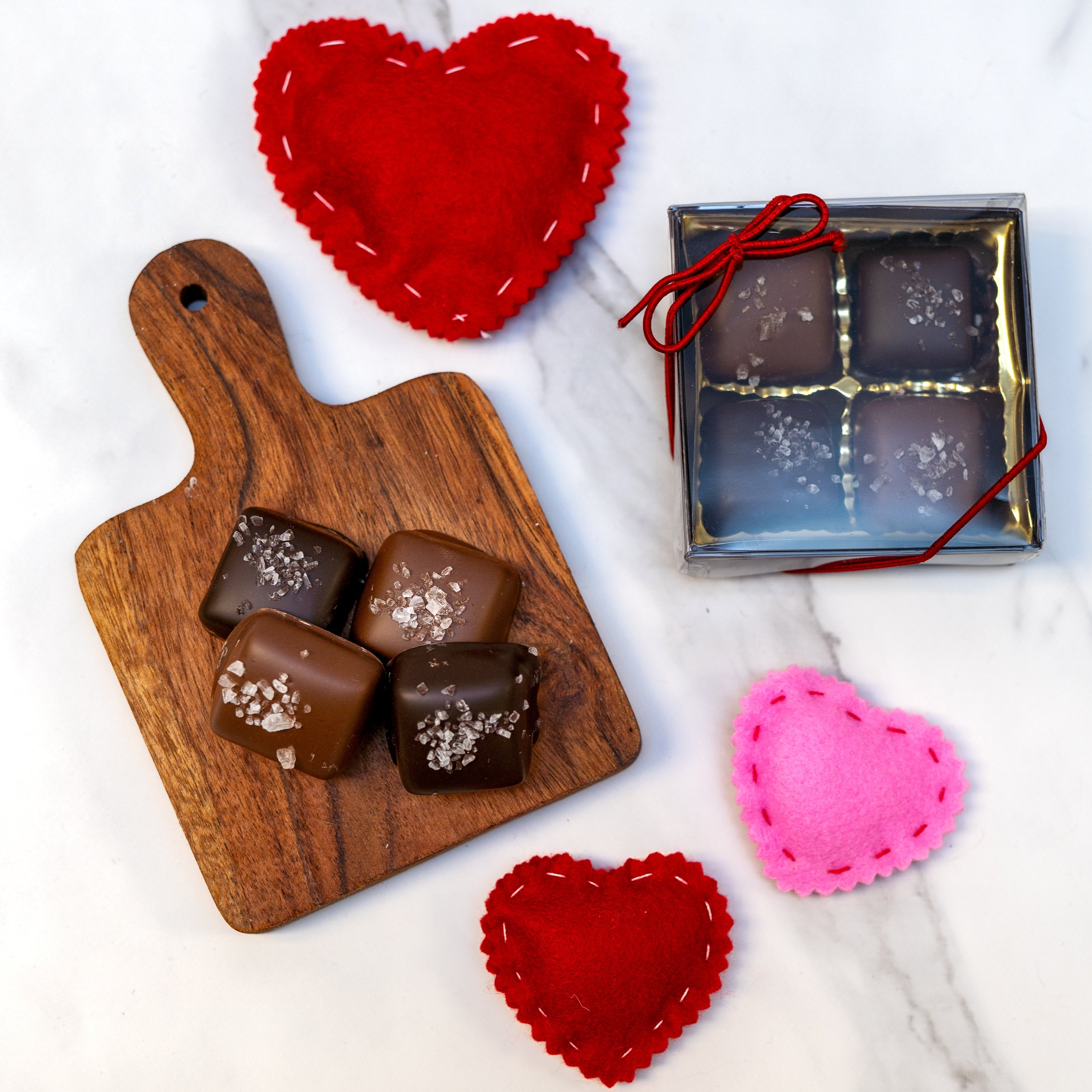 4pc Valentine Salted Caramel Box
