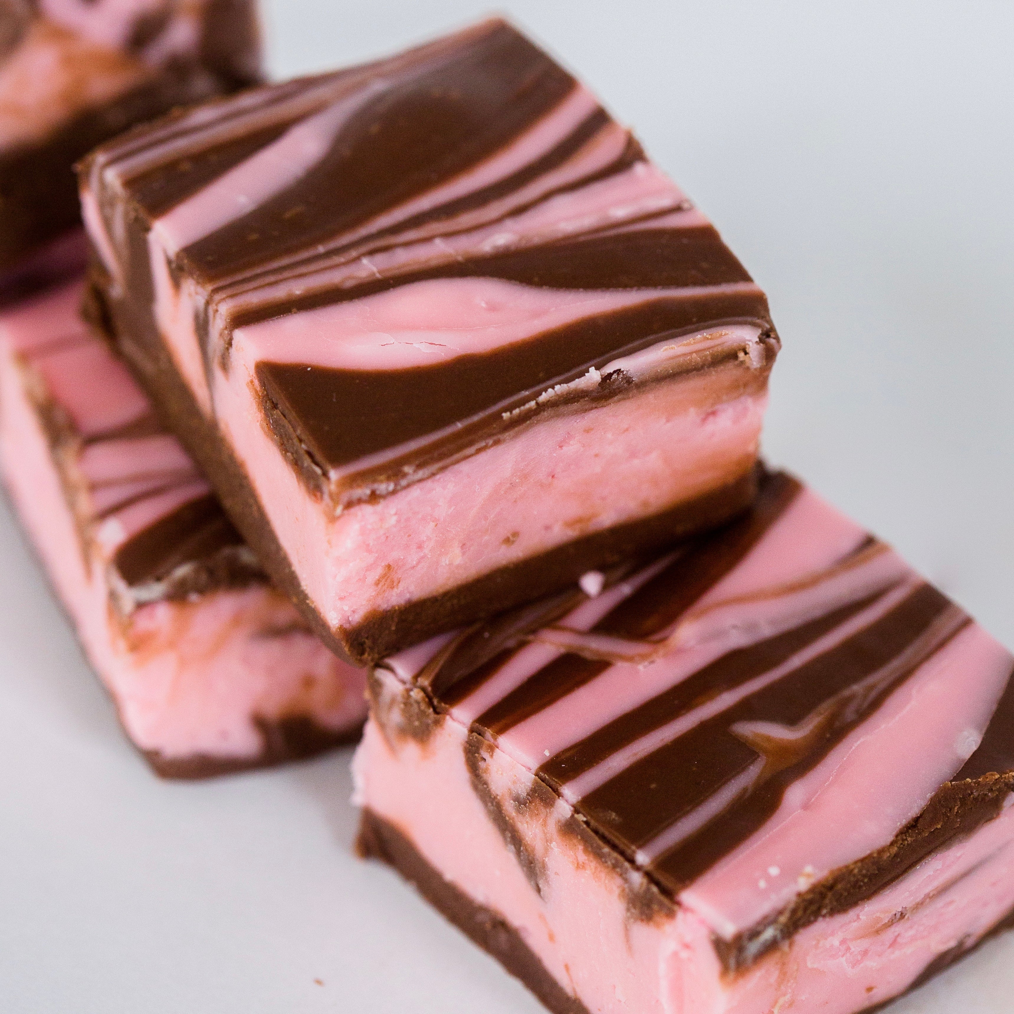 Chocolate Amaretto Swirl Fudge