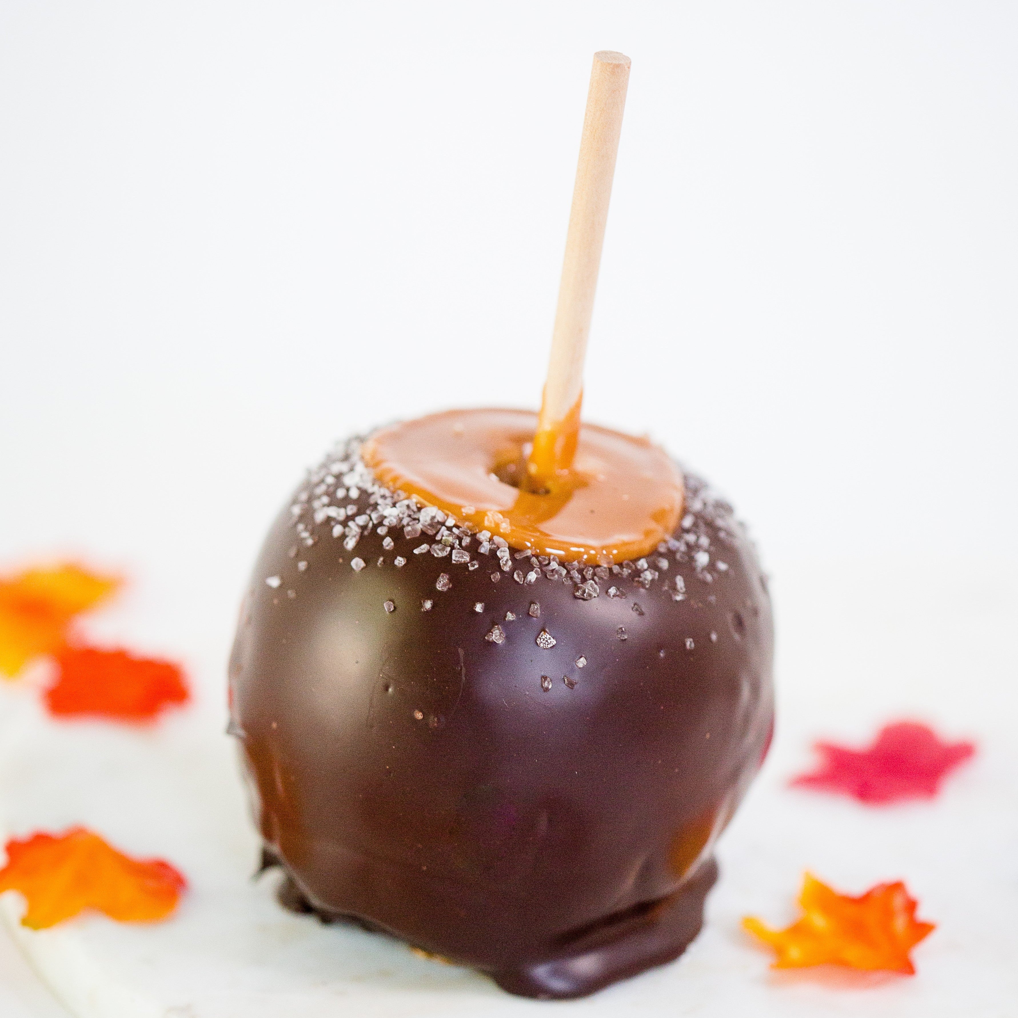 Dark Caramel Sea Salt Caramel Apple