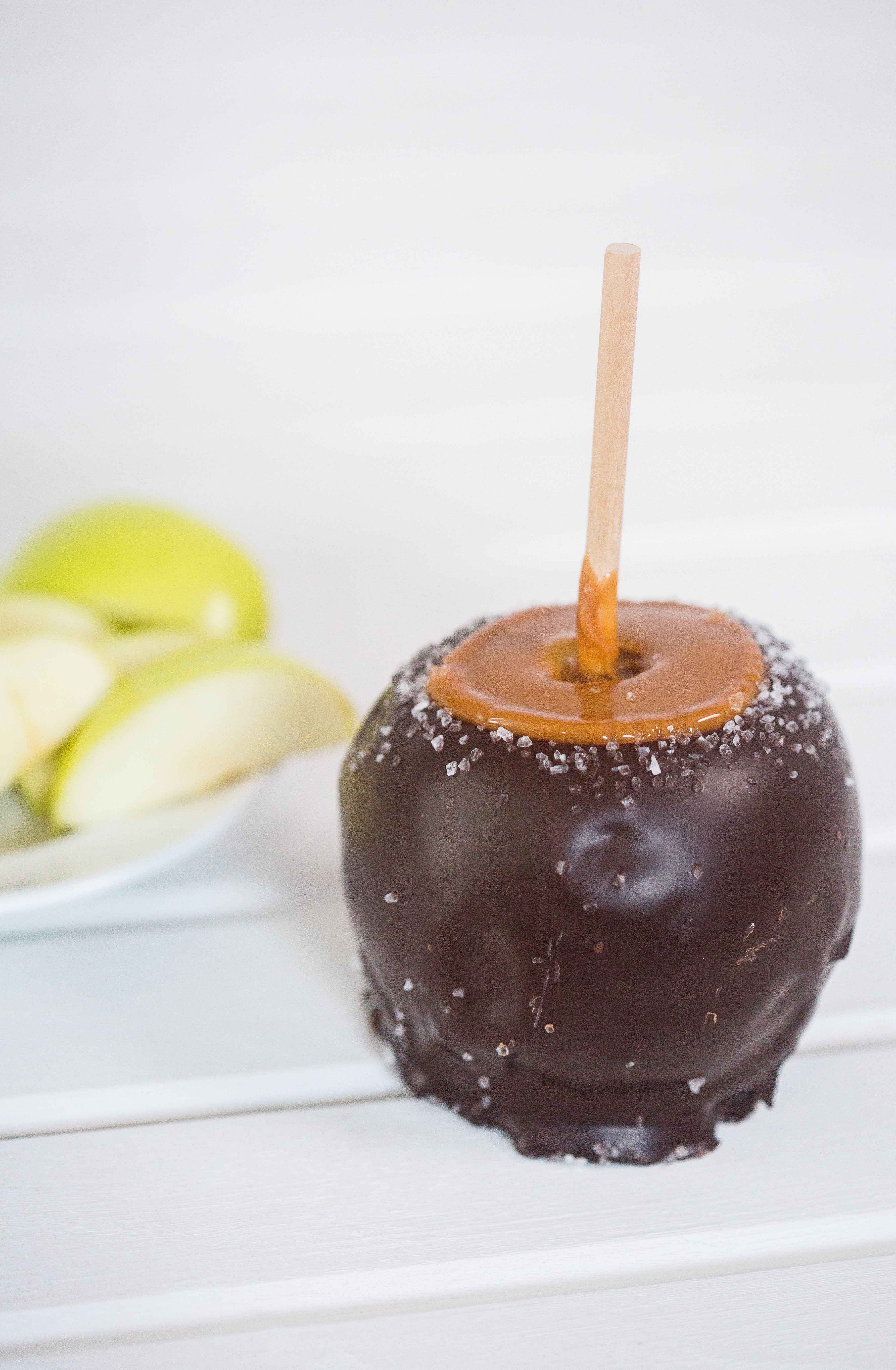 Dark Caramel Sea Salt Caramel Apple
