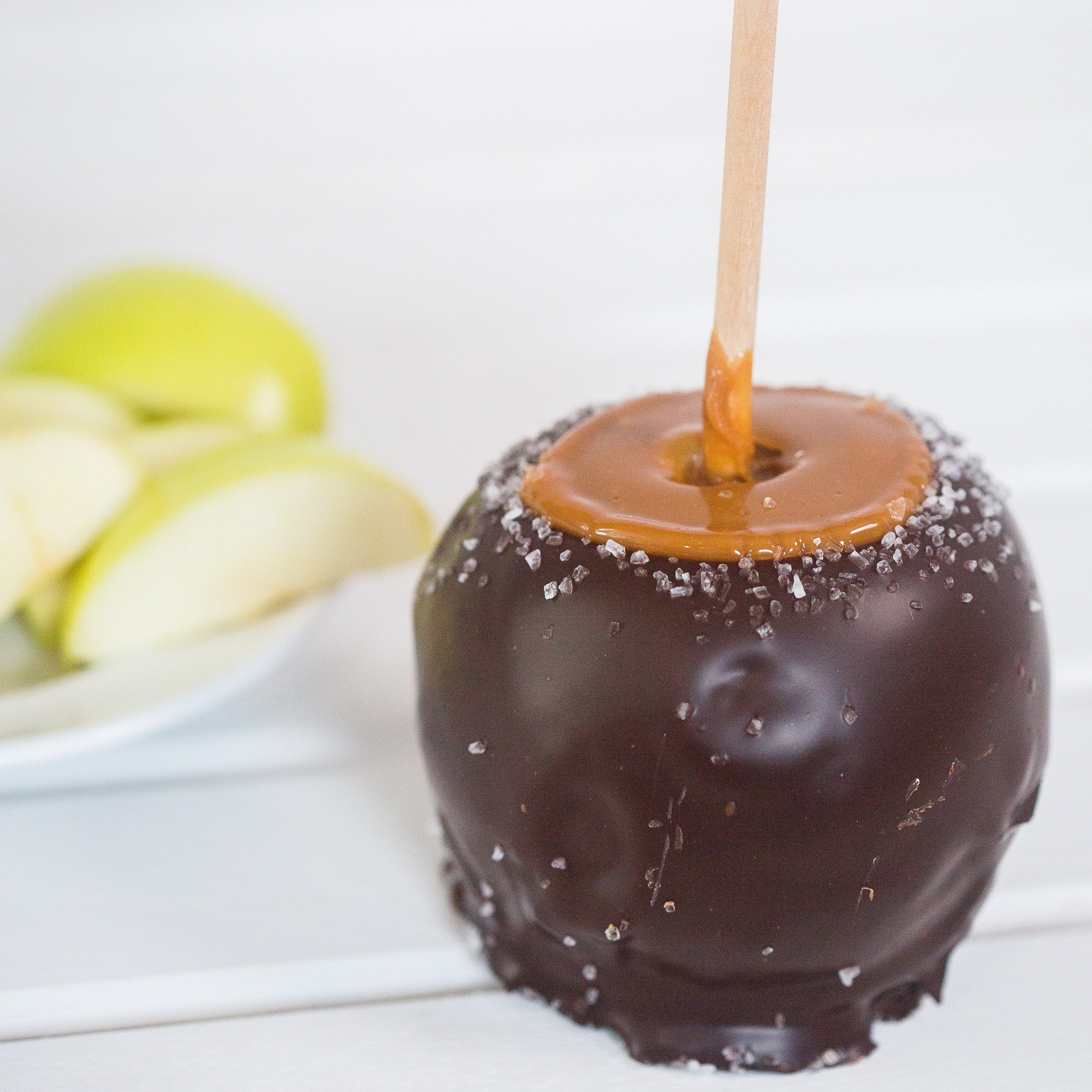 Dark Caramel Sea Salt Caramel Apple