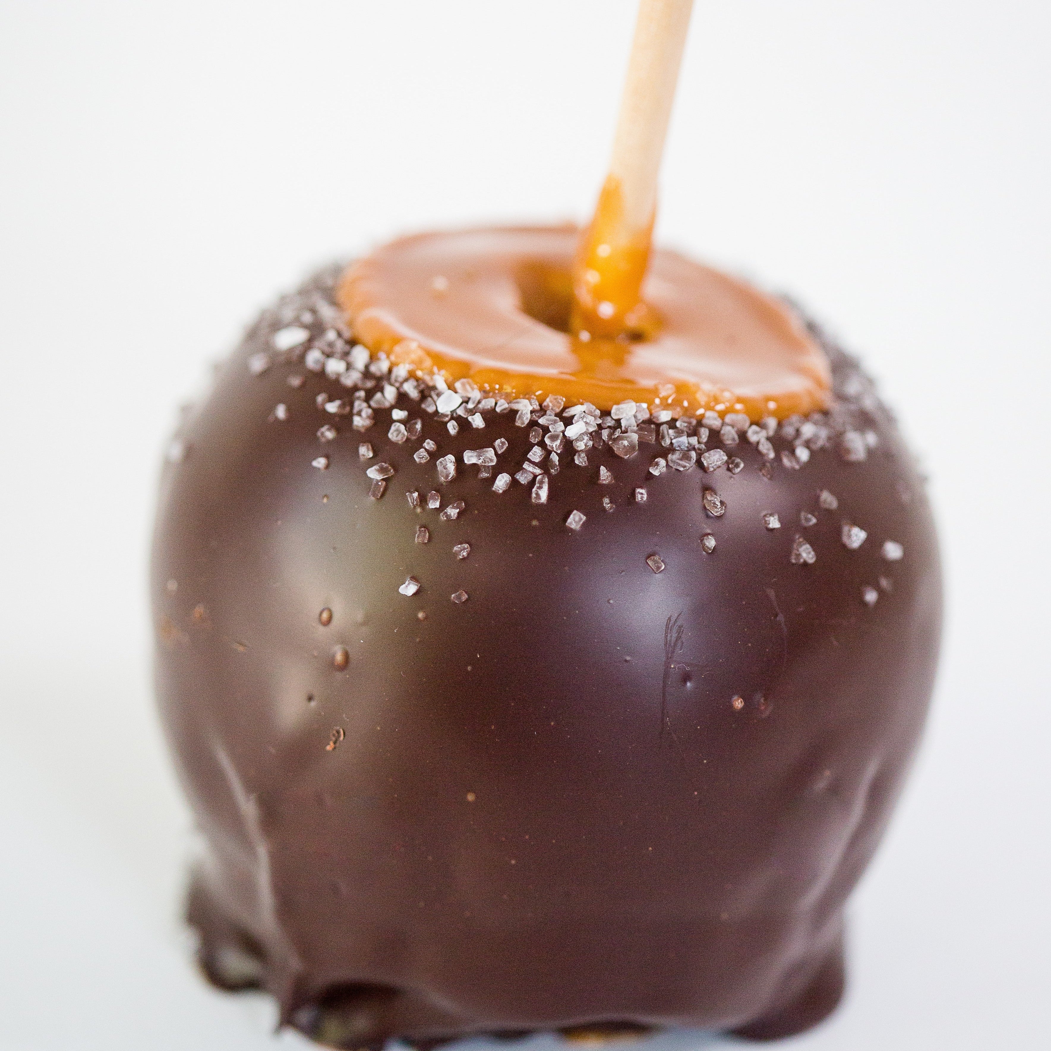 Dark Caramel Sea Salt Caramel Apple