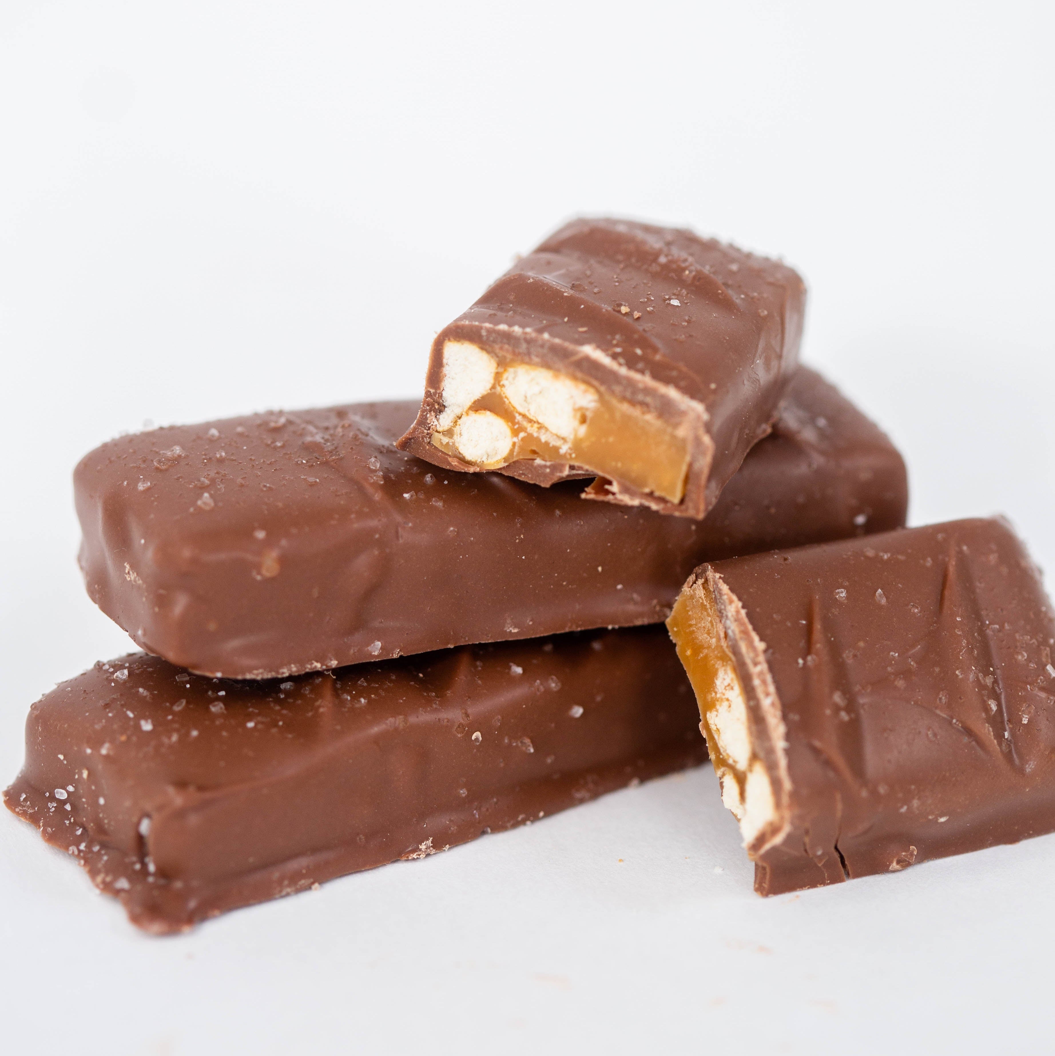Pretzel Caramel Bar