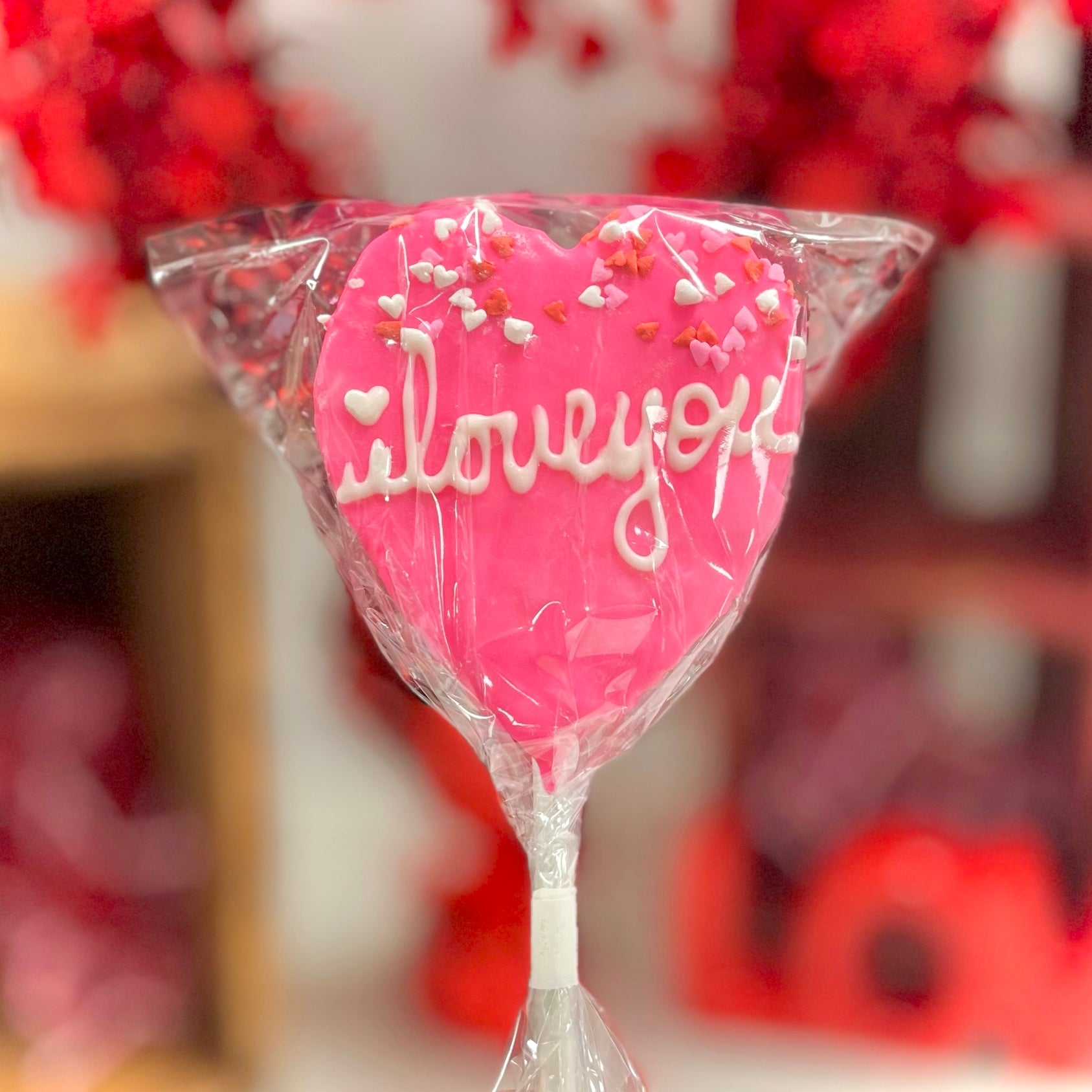 Valentine Decorated Rice Krispy Treats