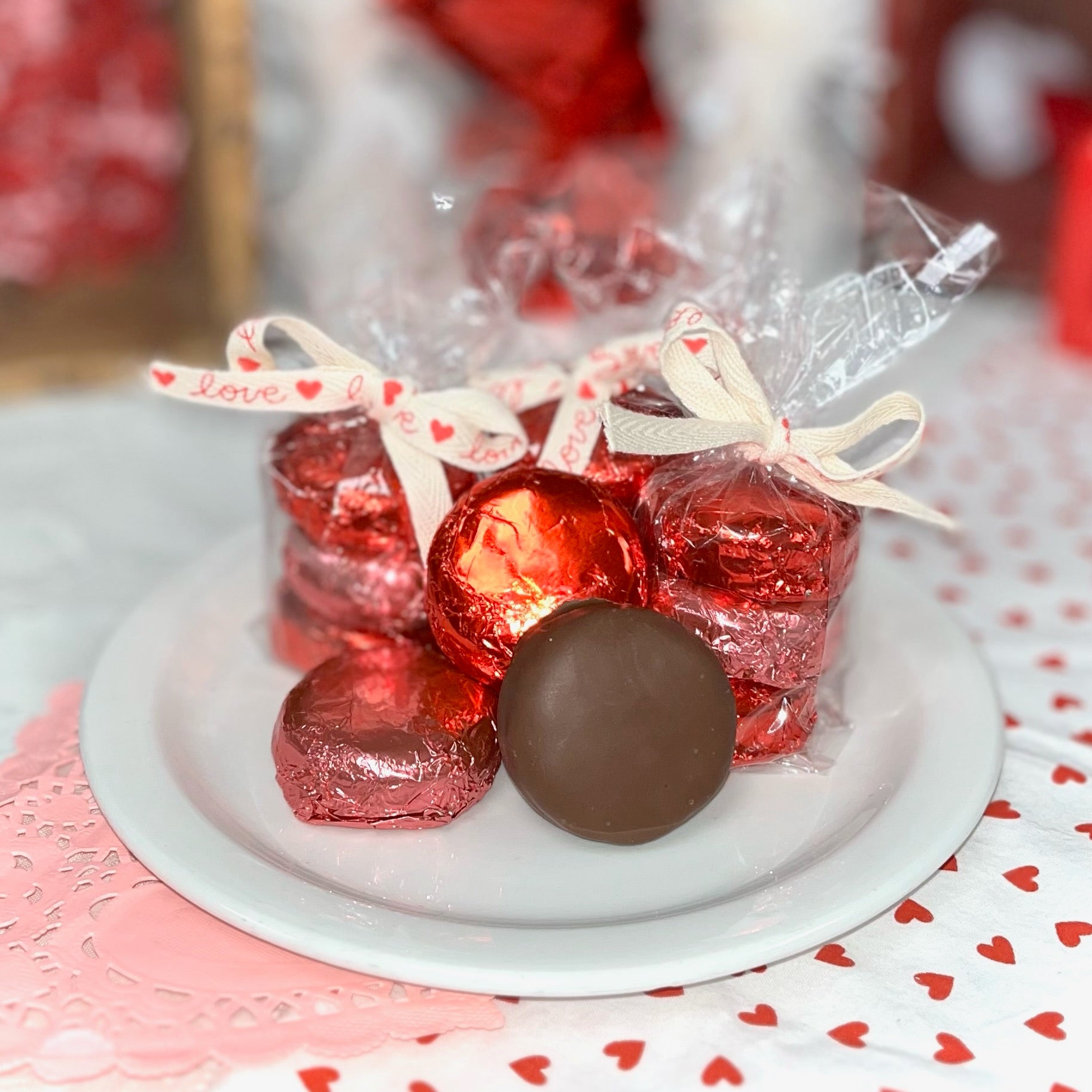 Valentine's Day Peanut Butter Cookie Trio