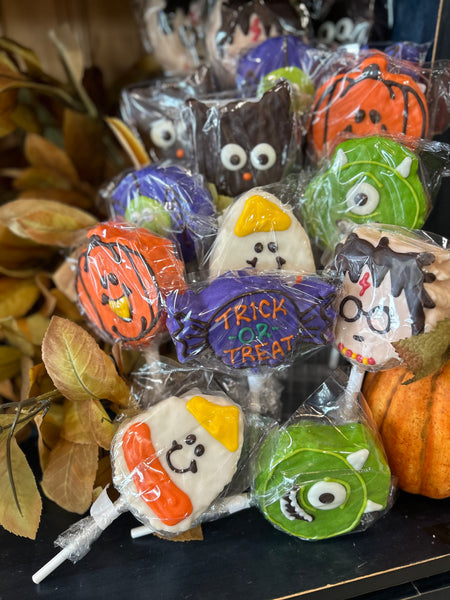 Fall Decorated Rice Krispy Treats