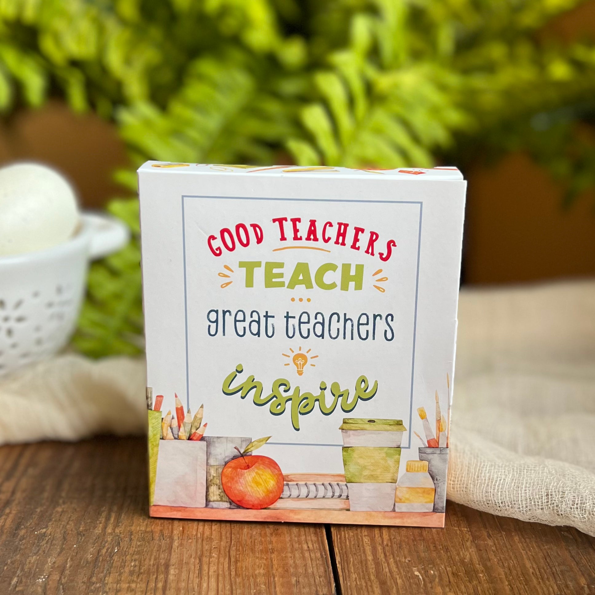 Teacher Greeting Card Gift Box