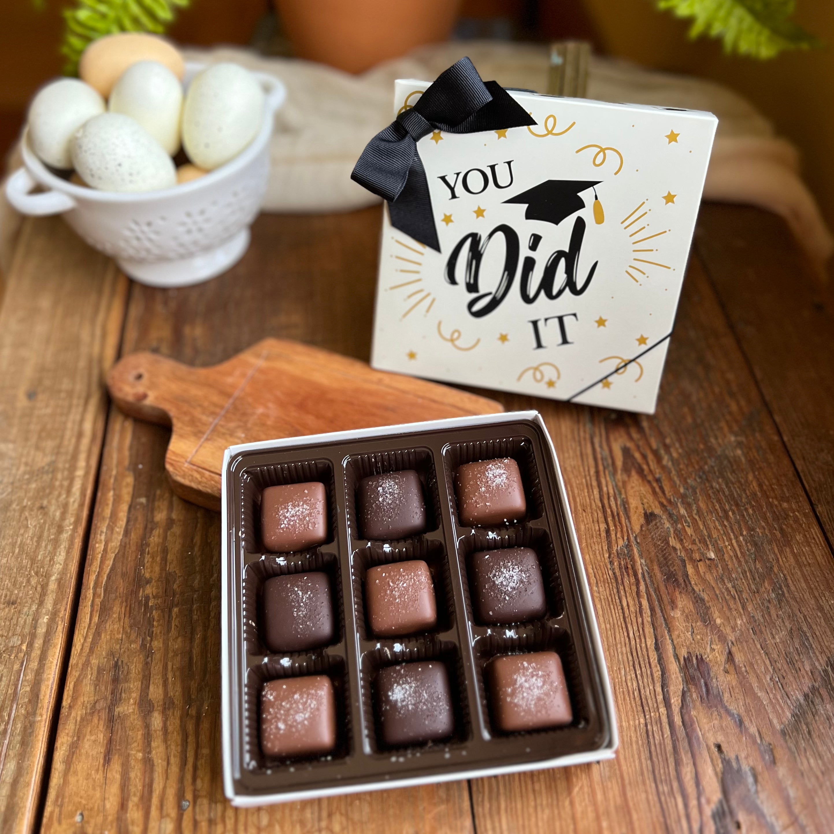 9pc Graduation Salted Caramel Gift Box