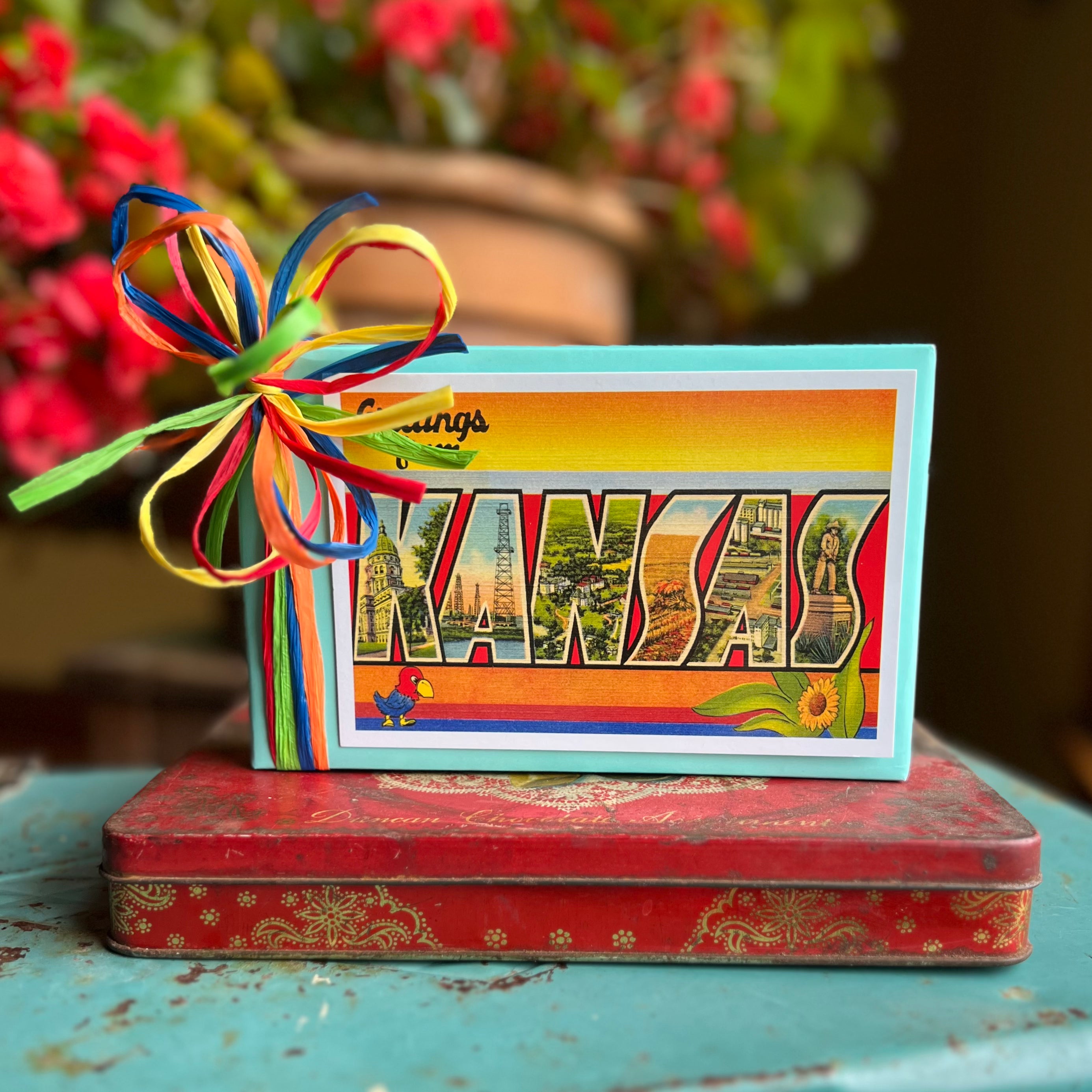 12pc Kansas Postcard Set