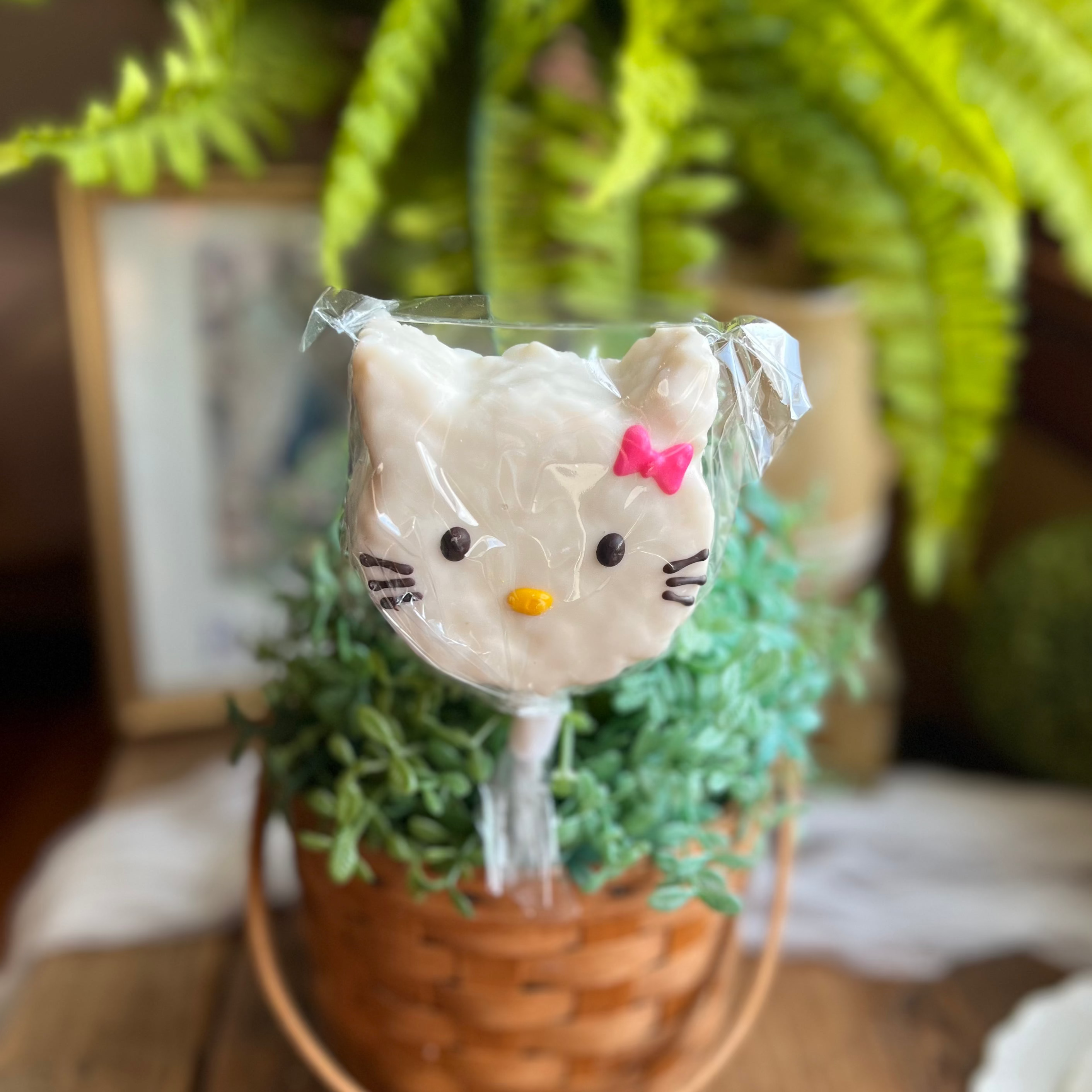 Spring Decorated Rice Krispy Treat