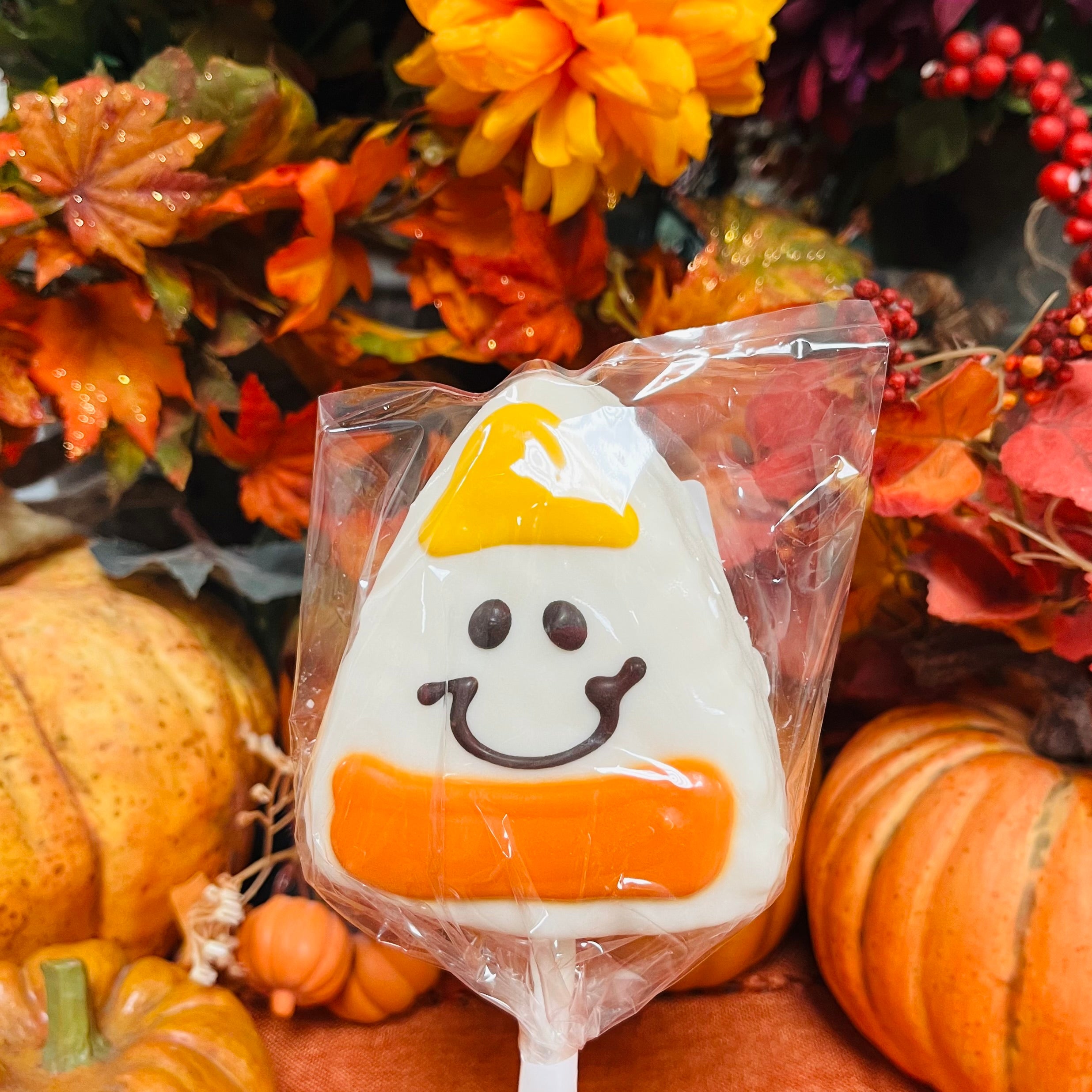 Fall Decorated Rice Krispy Treats