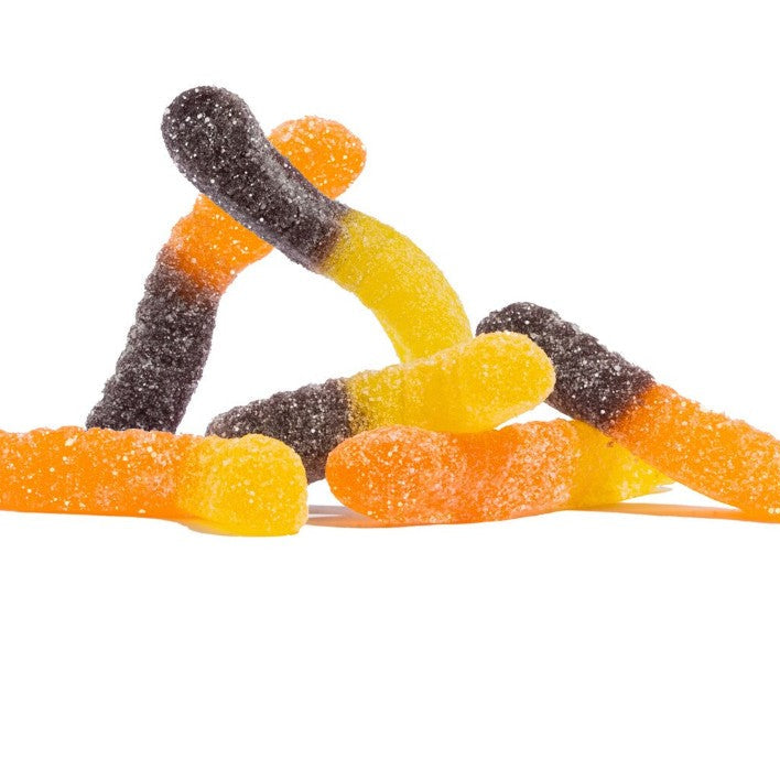 Sour Fall Mini Gummi Worms