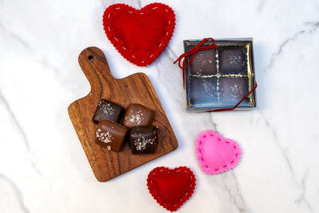 4pc Valentine Salted Caramel Box