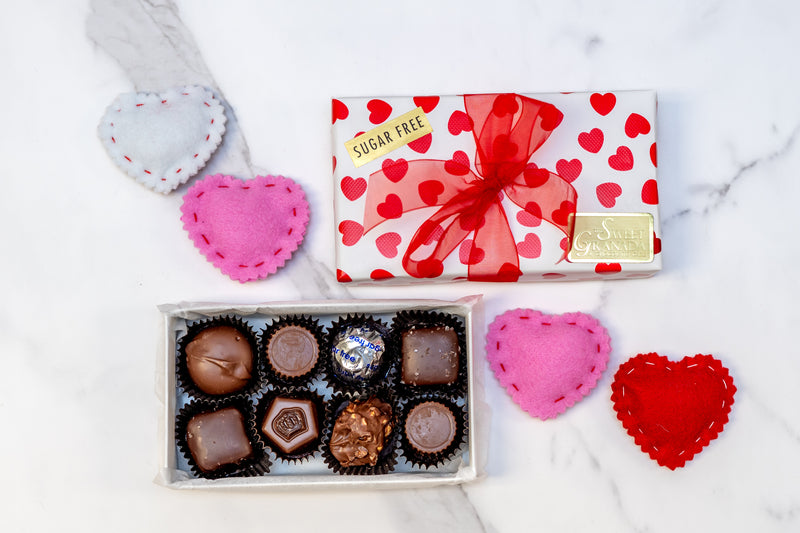 8pc Sugar Free Valentine Assorted Gift Box