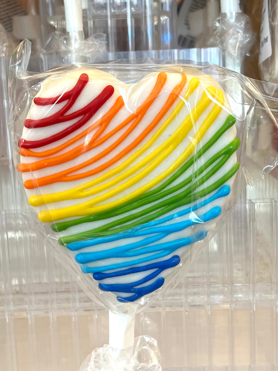 PRIDE Decorated Rice Krispy Treat