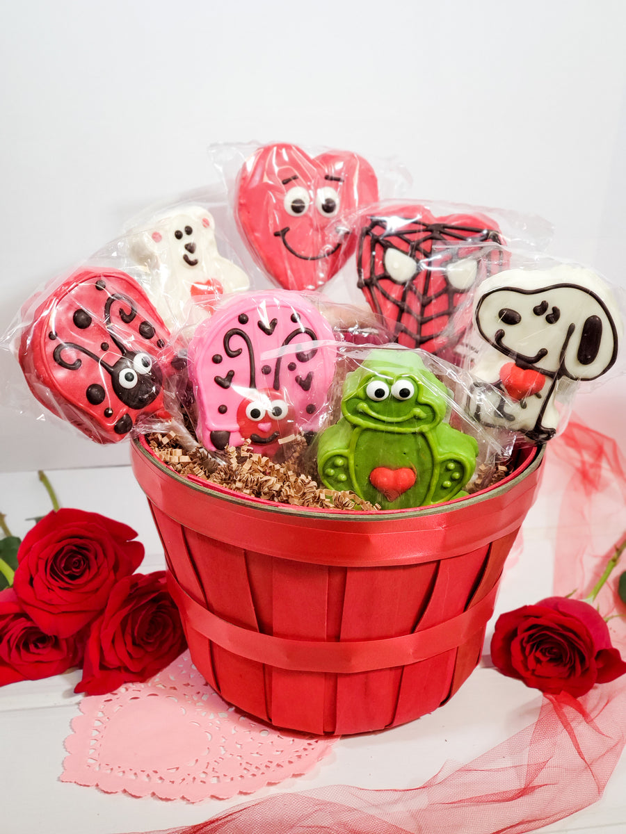 Valentine Decorated Rice Krispy Treats