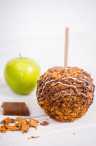 Butterfinger Caramel Apple