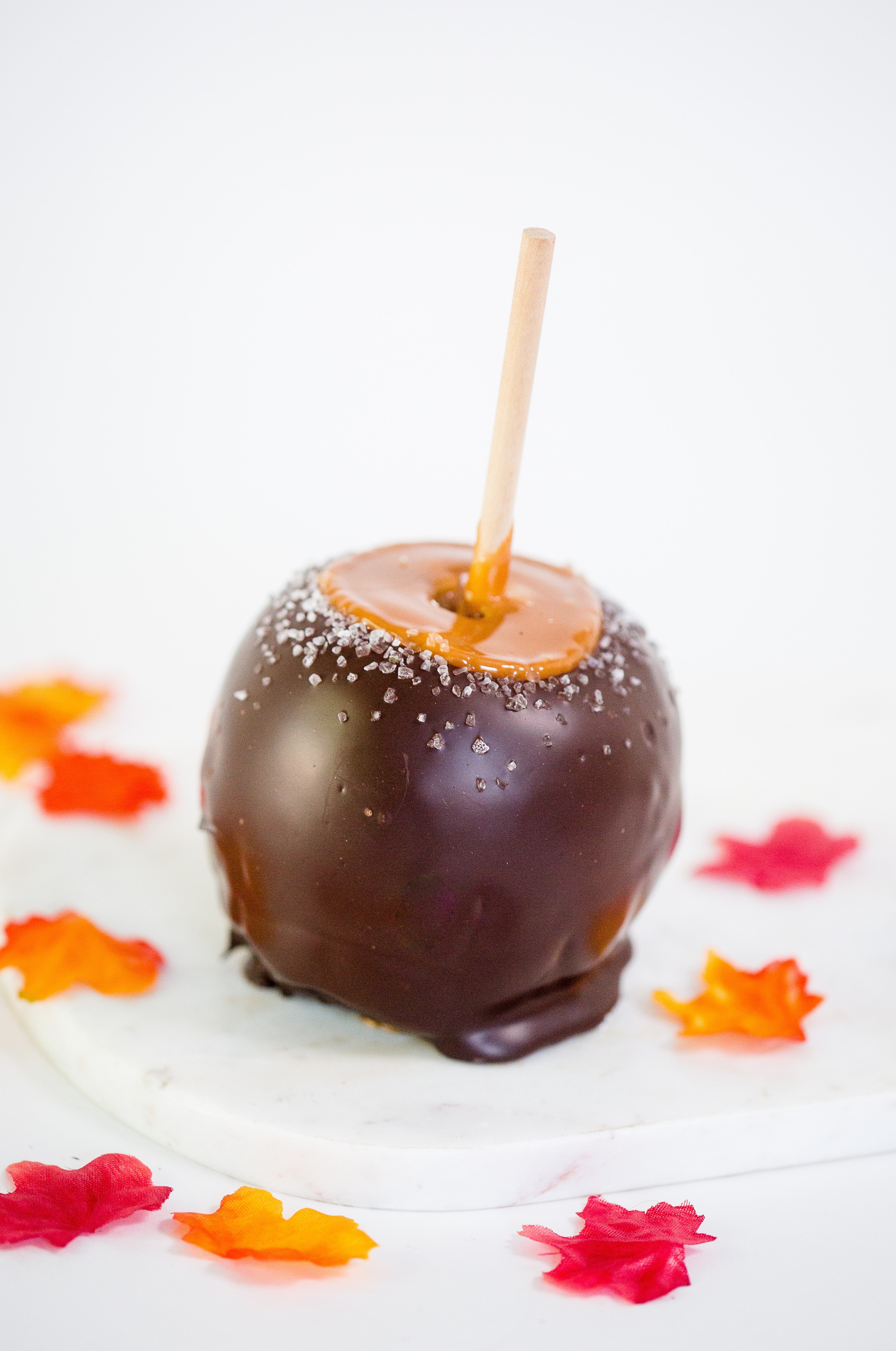 Dark Caramel Sea Salt Caramel Apple