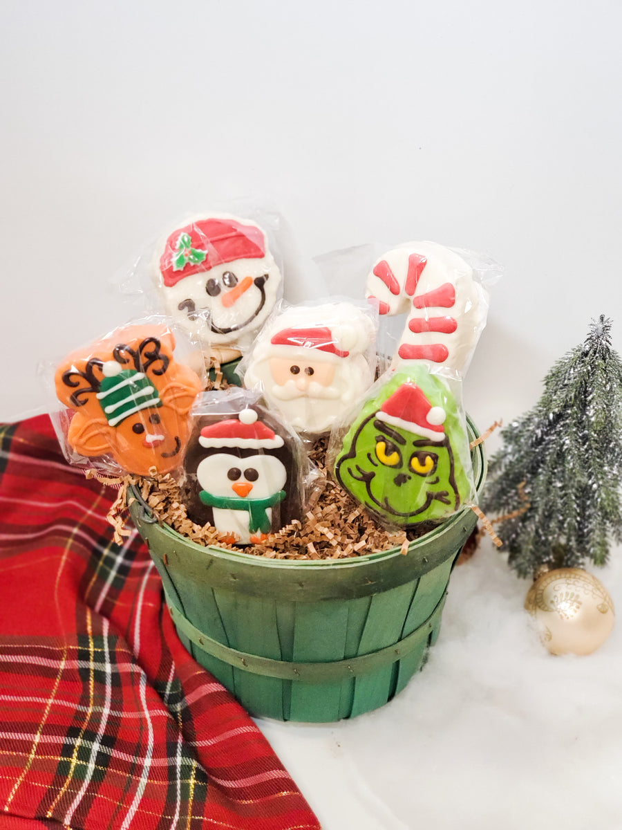 Holiday Decorated Rice Krispy Treats