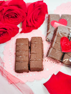 Valentine Pretzel Caramel Bar Duo