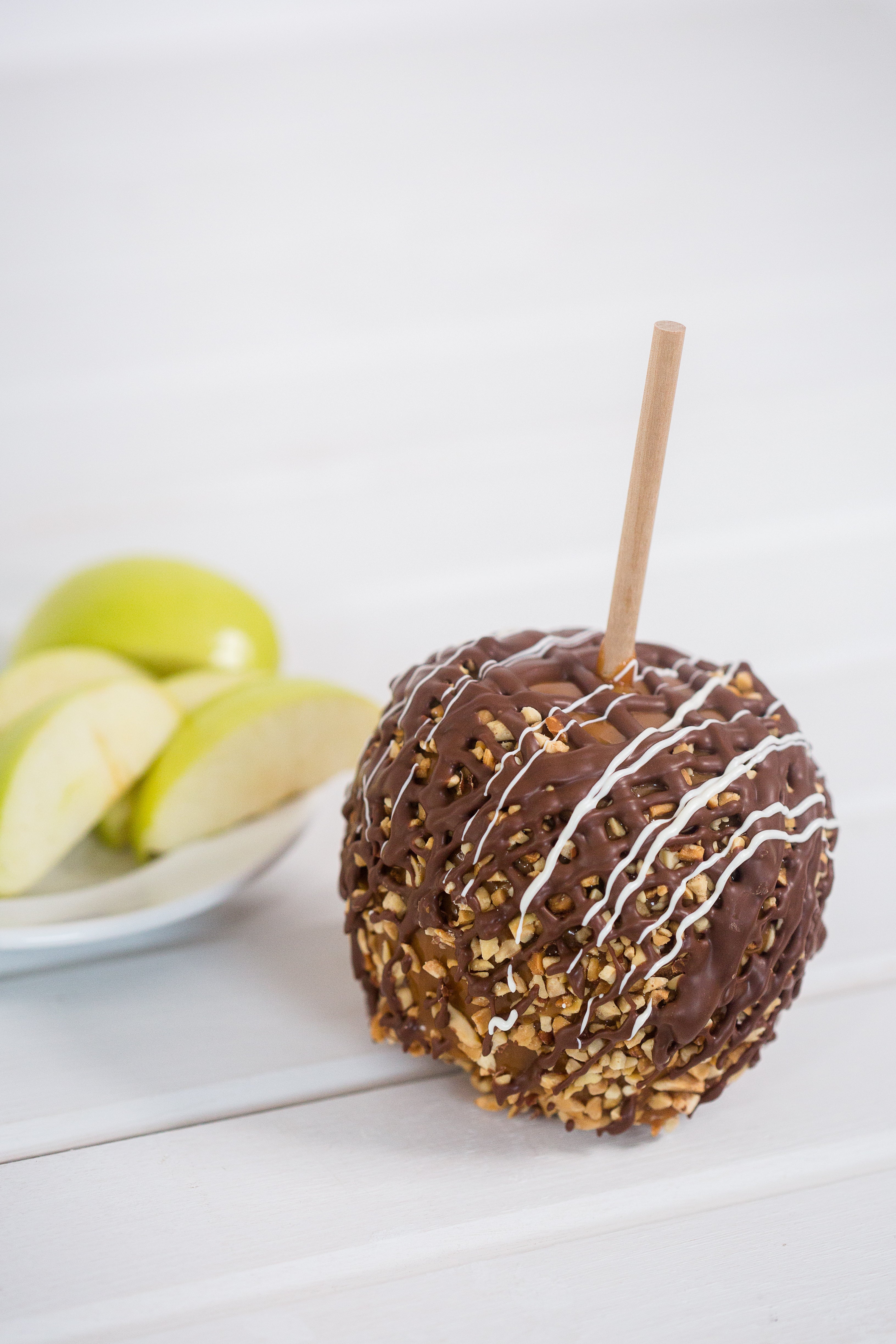 Gourmet Peanut Caramel Apple